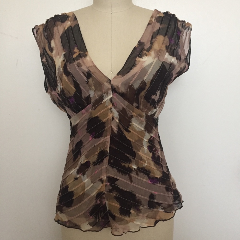 NWT Diane von Furstenberg Silk Top